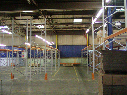 Single Tier Pallet Racking by Storage Design Limited